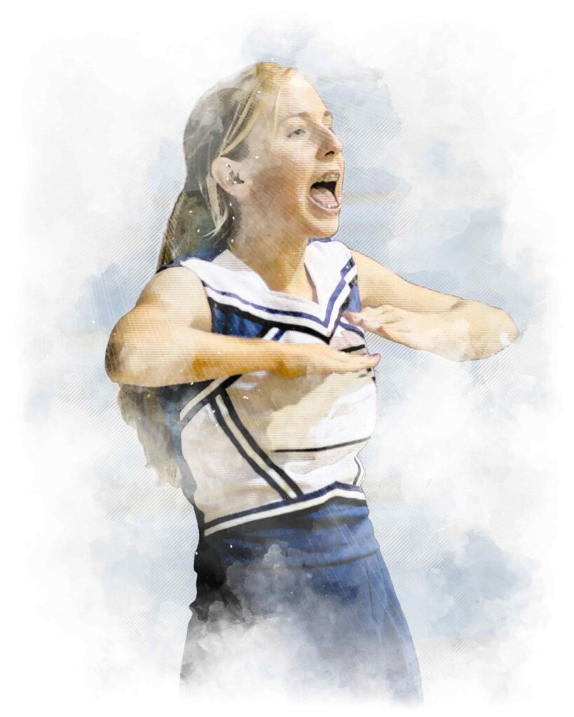 Morguefile.com: fhsfootball Cheerleader