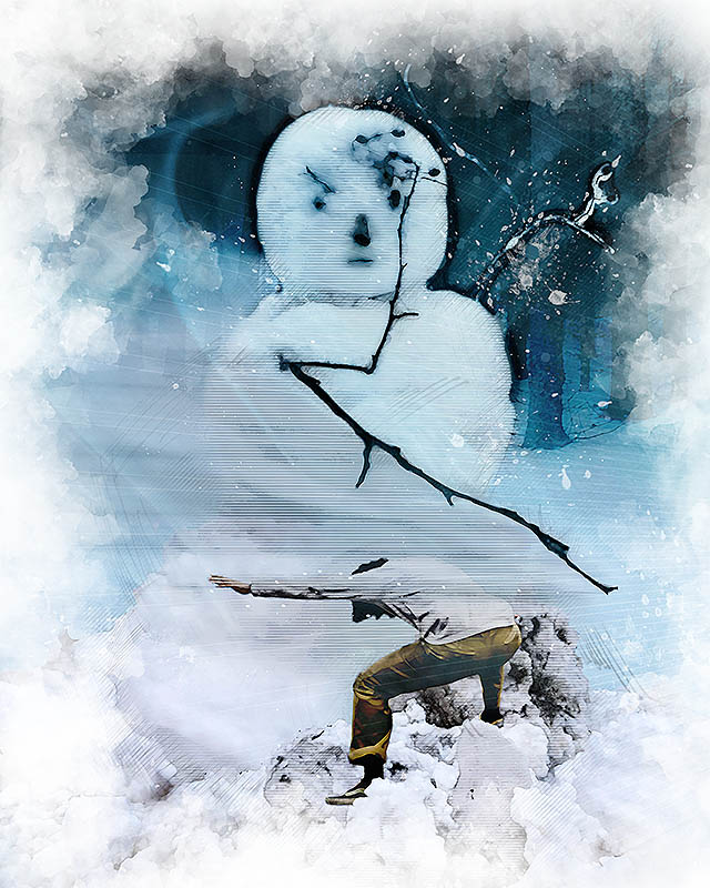 Angry Snow Man 1